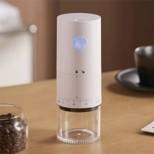 مطحنة كهربائية v60 _ أبيض