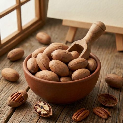 جوز البيكان مع القشر 1kg