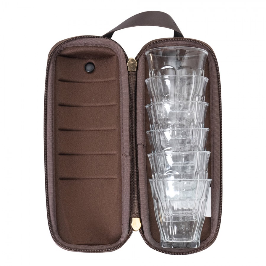 حقيبة استكانات مضادة للصدمات _ 6 زجاج