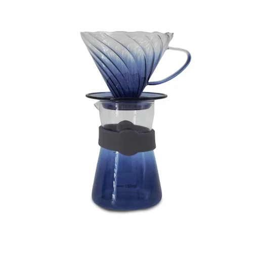 طقم تقطير V60 زجاجي