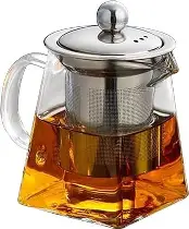 إبريق شاي زجاج هندسي 750مل